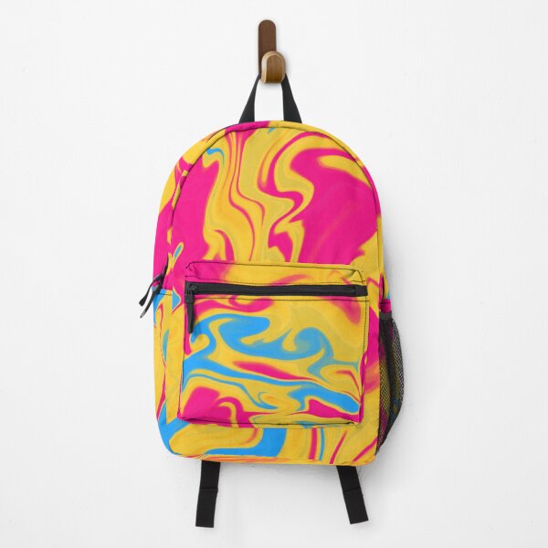 Item preview, Playful Euphoria Abstract Splash Yellow Blue Pink Marble designed and sold by DicenCute.