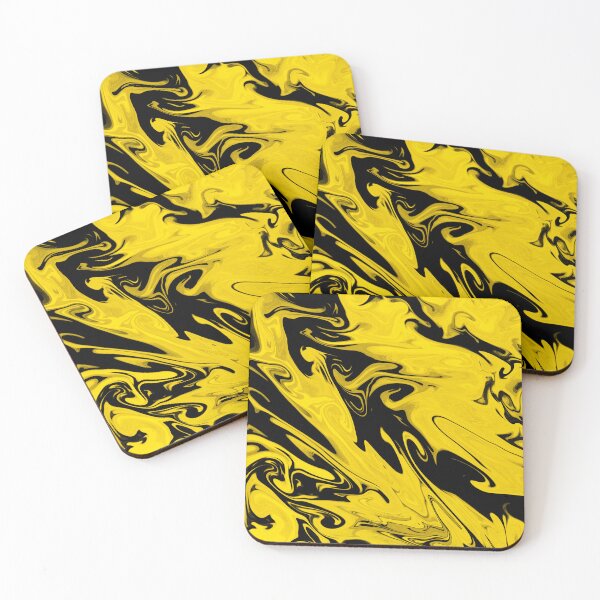 Item preview, Golden Reverie Abstract Symphony in Black and Gold designed and sold by DicenCute.