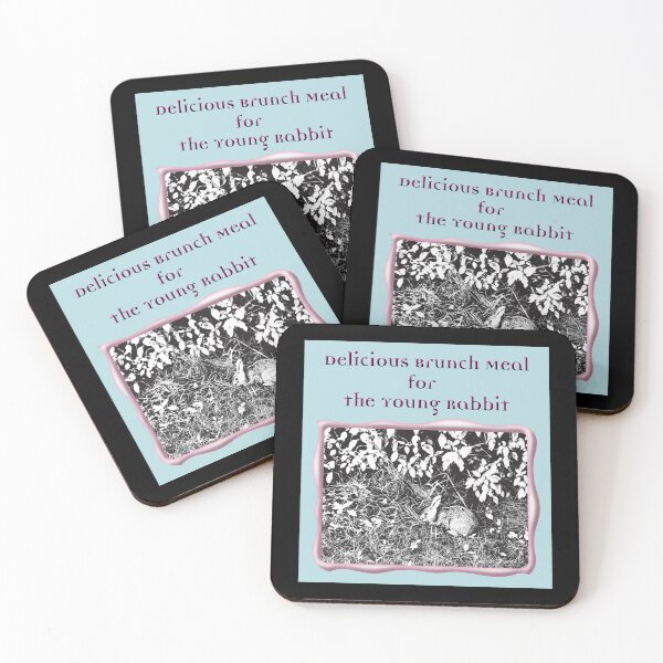 Item preview, Delicious Brunch Meal for the Young Rabbit designed and sold by cremedecolor.