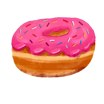 Artwork thumbnail, Time For A Donut by Riley Ray Designs