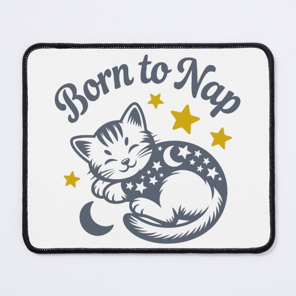 Item preview, Sleepy Kitten - Born to Nap designed and sold by theartfulaspie.