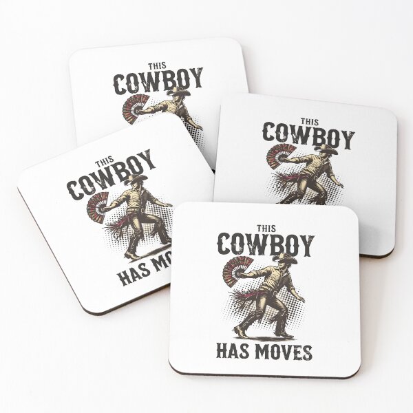 Item preview, This Cowboy Has Moves – Funny Dancing Cowboy Design designed and sold by WHDProduction45.