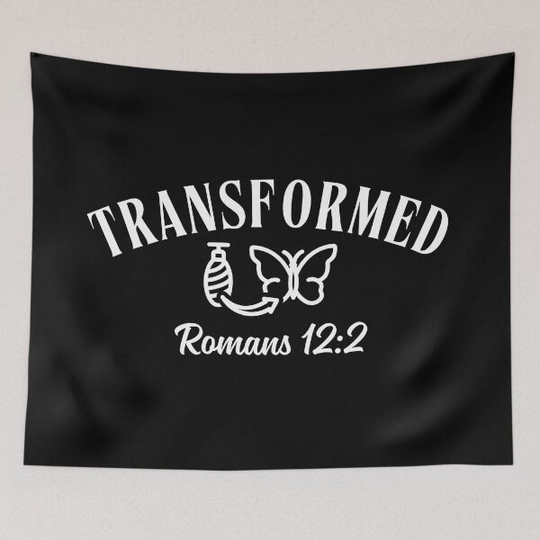 Item preview, Transformed by God - Christian Quotes designed and sold by MoriaStore.