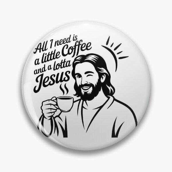 Item preview, Jesus Drinking Coffee designed and sold by theartfulaspie.
