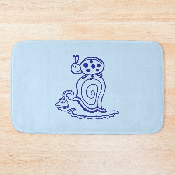 Item preview, 2 Friends fast Snail Beetle Ladybug Ladybird Bug on top designed and sold by shirt-o-mat.