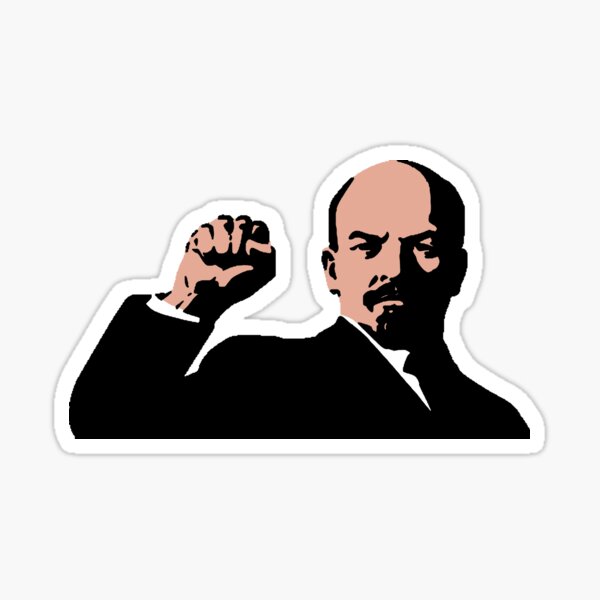 Item preview, Porträtdruck von Wladimir Lenin | Wandkunst des bolschewistischen Führers – Dekor der Oktoberrevolution, marxistisch-leninistische Studienposter und Aufkleber zur kommunistischen Geschichte designed and sold by RevolutionToday.