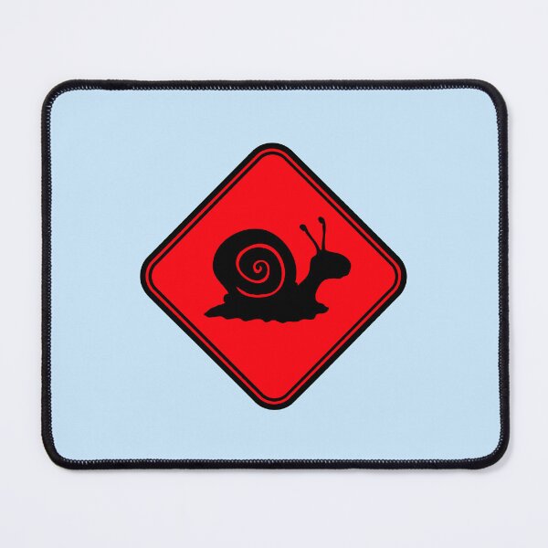 Item preview, Snail Warning Danger Zone Attention Sign Slug Funny designed and sold by shirt-o-mat.