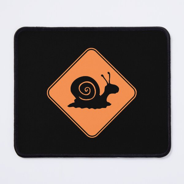 Item preview, Snail Warning Danger Zone Attention Sign Slug Funny designed and sold by shirt-o-mat.