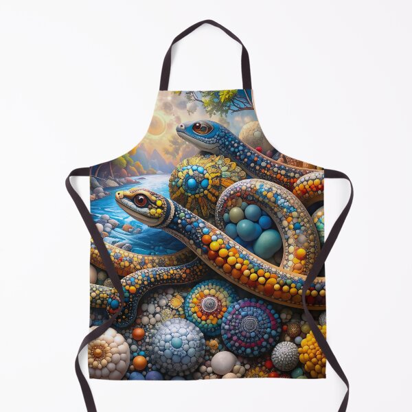 Item preview, Two Rainbow Snakes designed and sold by rainsdesigns.