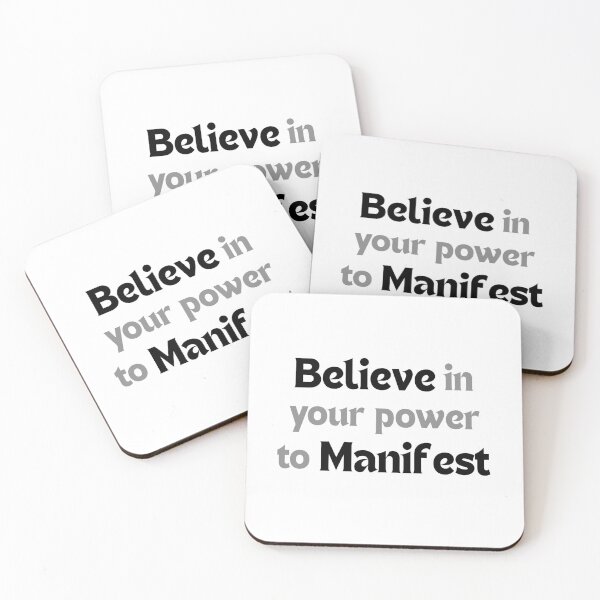 Item preview, Believe in Your Power to Manifest – Motivational Affirmation Quote for Confidence & Creation designed and sold by MakeMyDaze.
