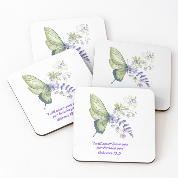 Item preview, Butterfly design "I Will Never Leave You or Forsake You" designed and sold by Christies  Creations.