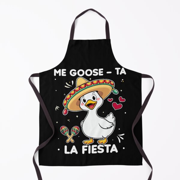 Item preview, Me Goose - ta La Fiesta | Funny Party-Loving Goose - Black designed and sold by PearlMoonGrapes.