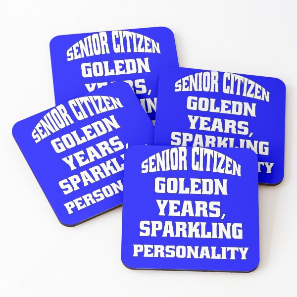 Item preview, Funny Senior Citizen Humor Senior Citizen Golden Years, Sparkling Personality designed and sold by fantasticdesign.