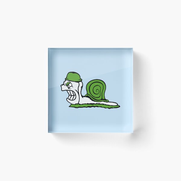 Item preview, Snail Soldier Warrior Fighter Helmet General Angry Funny designed and sold by shirt-o-mat.