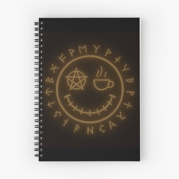 Artikelvorschau, Witchy Smiley Sigil – Kaffee, Magie und Runen entworfen und verkauft von MoonMommaMagic.