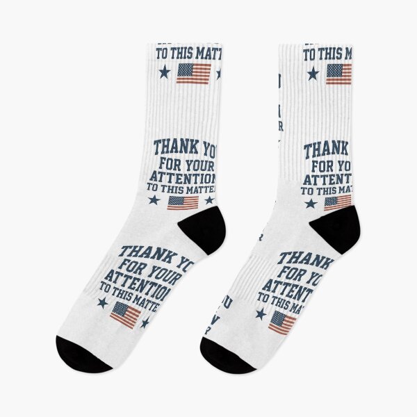 Item preview, Thank You For Your Attention To This Matter, American Flag, Political Humor, Vintage Design, USA Flag designed and sold by Orvista.