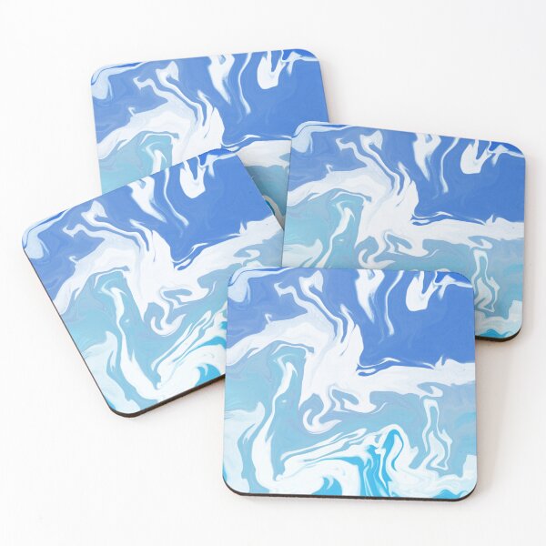 Item preview, Ethereal Whispers A Symphony in Blues and Whites designed and sold by DicenCute.