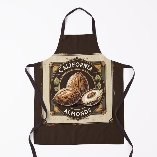 Item preview, Vintage Style Illustration of California Almonds in a Rustic Design designed and sold by Rue Market.