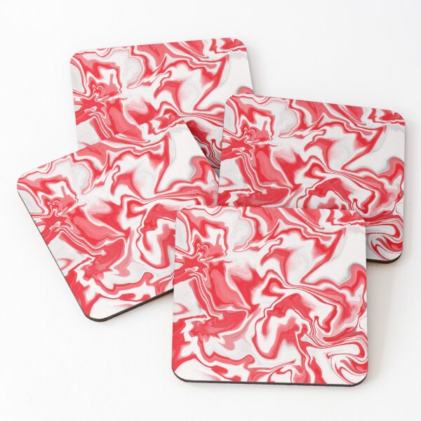 Item preview, Crimson Mint Delight Symphony Red and Crisp White designed and sold by DicenCute.