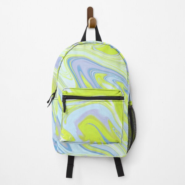 Item preview, Marbled Whirlwind Neon Yellow White and Mystical Silver designed and sold by DicenCute.