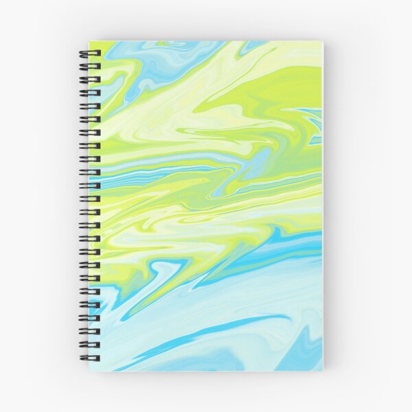 Item preview, Vibrant Euphoria Abstract Marble in Blues and Yellows designed and sold by DicenCute.