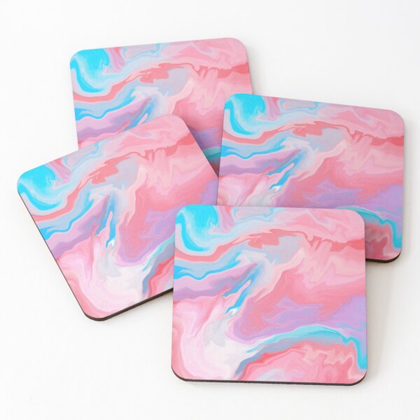 Item preview, Whimsical Whirl Vibrant Dance of Sky Blue and Playful Pinks designed and sold by DicenCute.