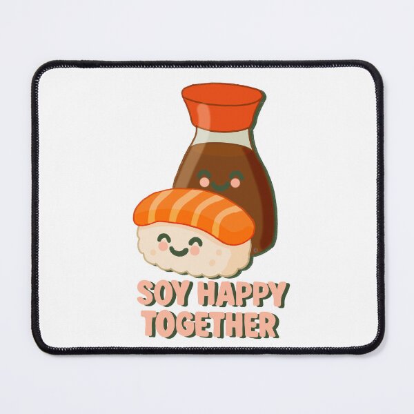Item preview, “Soy Happy Together” Sushi & Soy Sauce designed and sold by CmpsDesigns .