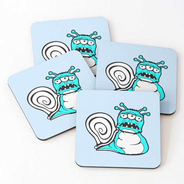 Item preview, Snail Alien Monster Horror Halloween Extraterrestrial 3 Eyes designed and sold by shirt-o-mat.