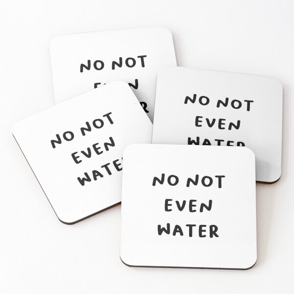 Item preview, No not even water - Funny Strict Diet or Fasting Joke Design designed and sold by RM-Journey.