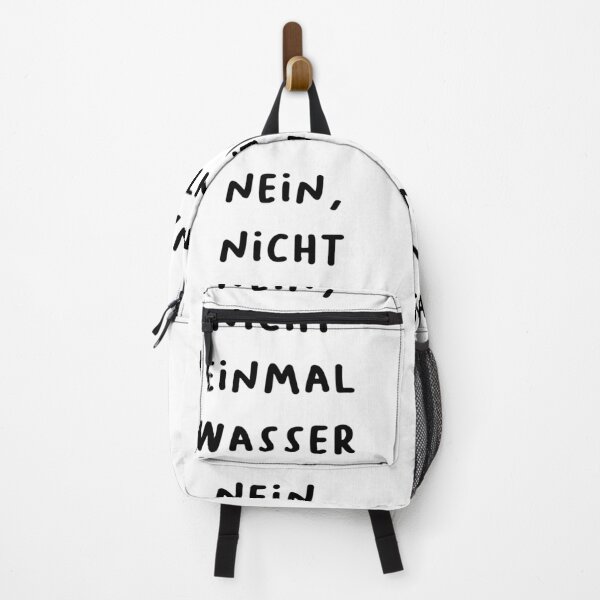 Item preview, Nein, nicht einmal Wasser - German Funny Diet or Fasting Joke Design designed and sold by RM-Journey.