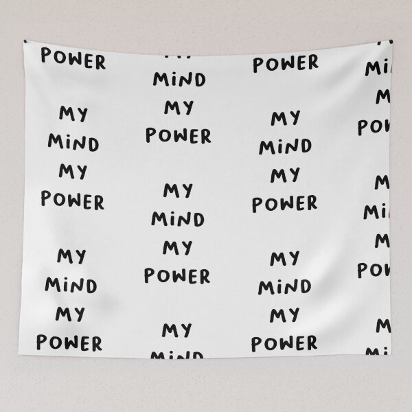 Item preview, My mind my power - Empowering Personal Strength Quote Design designed and sold by RM-Journey.