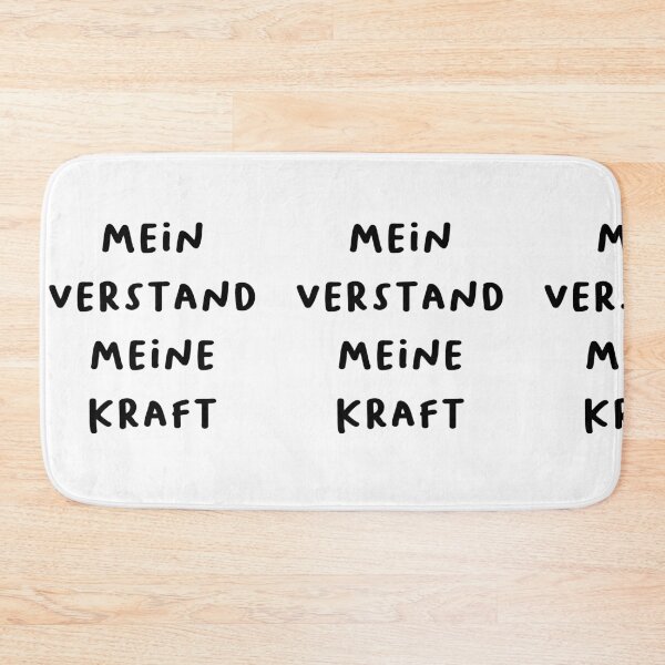 Artikelvorschau, Mein Verstand meine Kraft - Deutsches Empowerment-Zitat-Design entworfen und verkauft von RM-Journey.