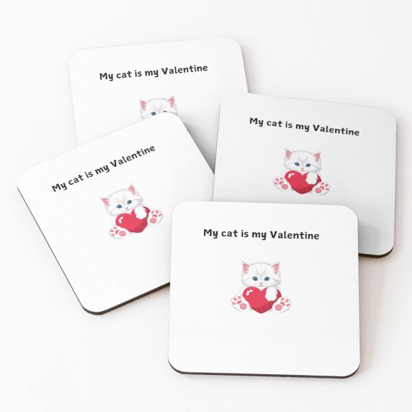 Item preview, My Cat is my Valentine  designed and sold by Christies  Creations.