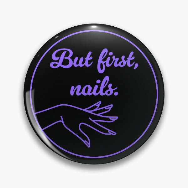 Item preview, But First, Nails - Periwinkle designed and sold by sillyjess.