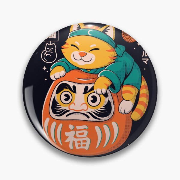 Item preview, Neko Daruma designed and sold by Eoli Studio.