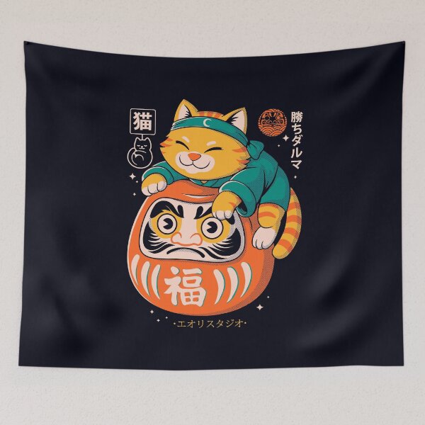 Item preview, Neko Daruma designed and sold by Eoli Studio.