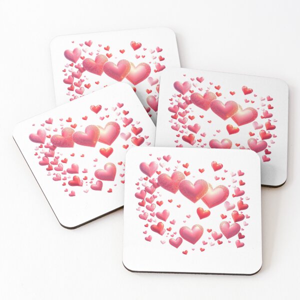 Item preview, Red floating hearts for Valentine's Day designed and sold by Christies  Creations.