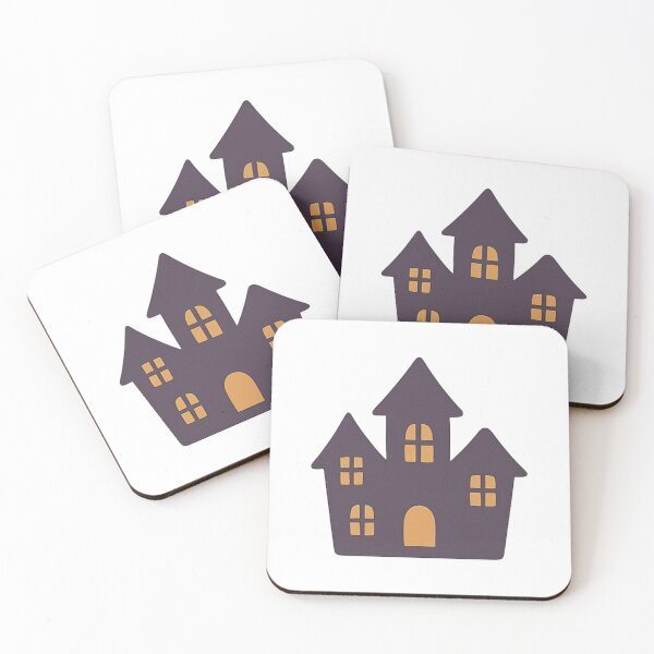 Item preview, Haunted House Vintage Spooky Halloween Art designed and sold by Vendeloc.