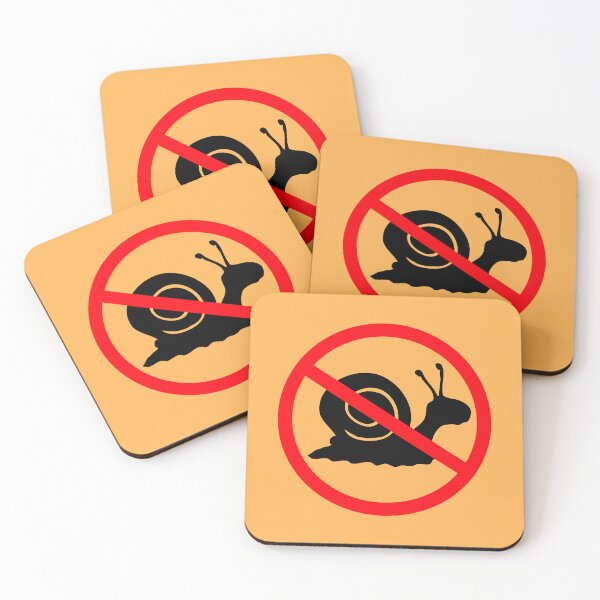 Item preview, No Snail Forbidden Zone Attention Sign Against Funny designed and sold by shirt-o-mat.