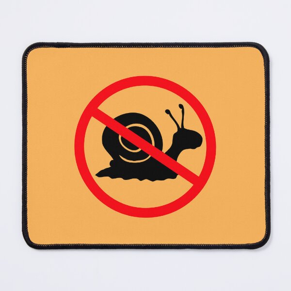 Item preview, No Snail Forbidden Zone Attention Sign Against Funny designed and sold by shirt-o-mat.