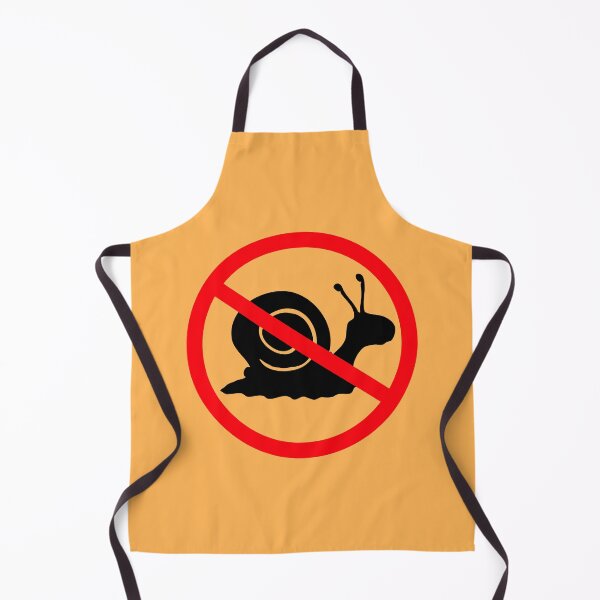 Item preview, No Snail Forbidden Zone Attention Sign Against Funny designed and sold by shirt-o-mat.