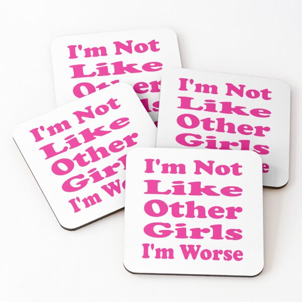 Item preview, im not like other girls sticker designed and sold by Trind-Tshirt.