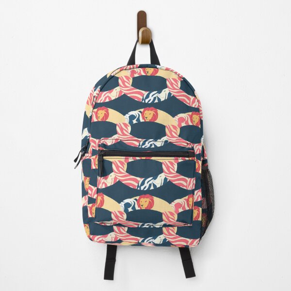 Item preview, Animal Patterned Interlocking Circles on Dark Background designed and sold by ART ATTACK ZONE.