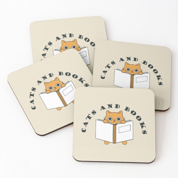 Item preview, Cute Cat and Book designed and sold by FlashCraft Design.