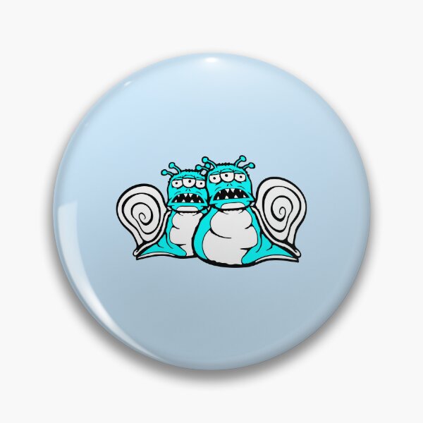 Item preview, 2 Snail Alien Monster Horror Halloween Friends Team 3 Eyes designed and sold by shirt-o-mat.