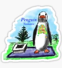 The town of Penguin, Tasmania Sticker