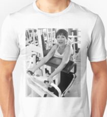 Mature female workout. Unisex T-Shirt