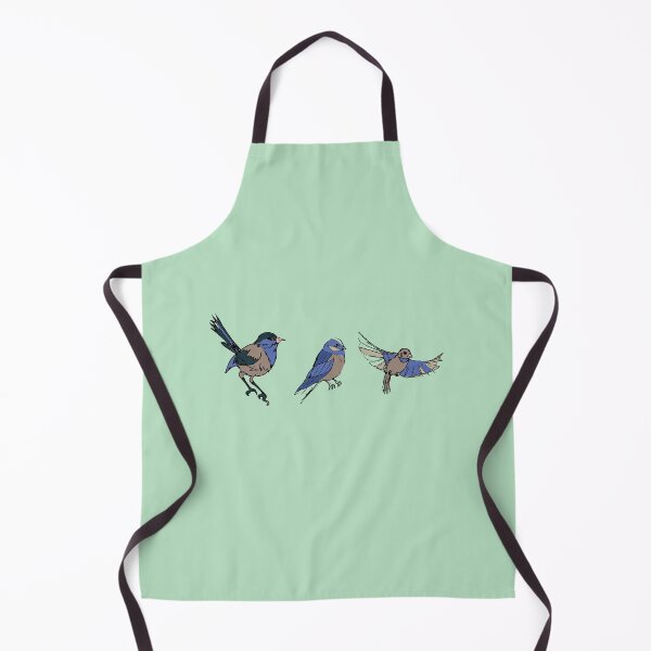 Item preview, 3 Little Blue Birds designed and sold by LauraCoxArt.