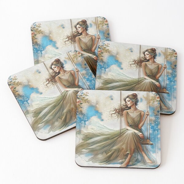 Item preview, Whispers of Serenity: A Moment on the Swing designed and sold by UtopiaMa.