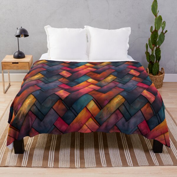 Item preview, Abstract Geometric Wood Panel Pattern designed and sold by NTGUILTY.